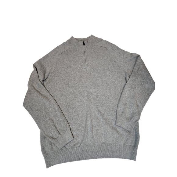 Mercer + Mettle grey 1/4 zip sweater for Men size XL - Picture 1 of 6